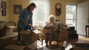 elderly senior Vaughan moving and downsizing